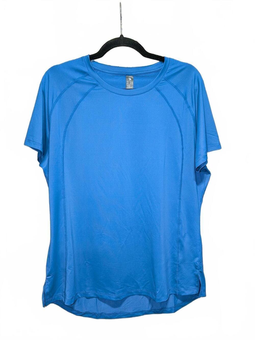 TBY Blue Short Sleeve Athletic Shirt - Large